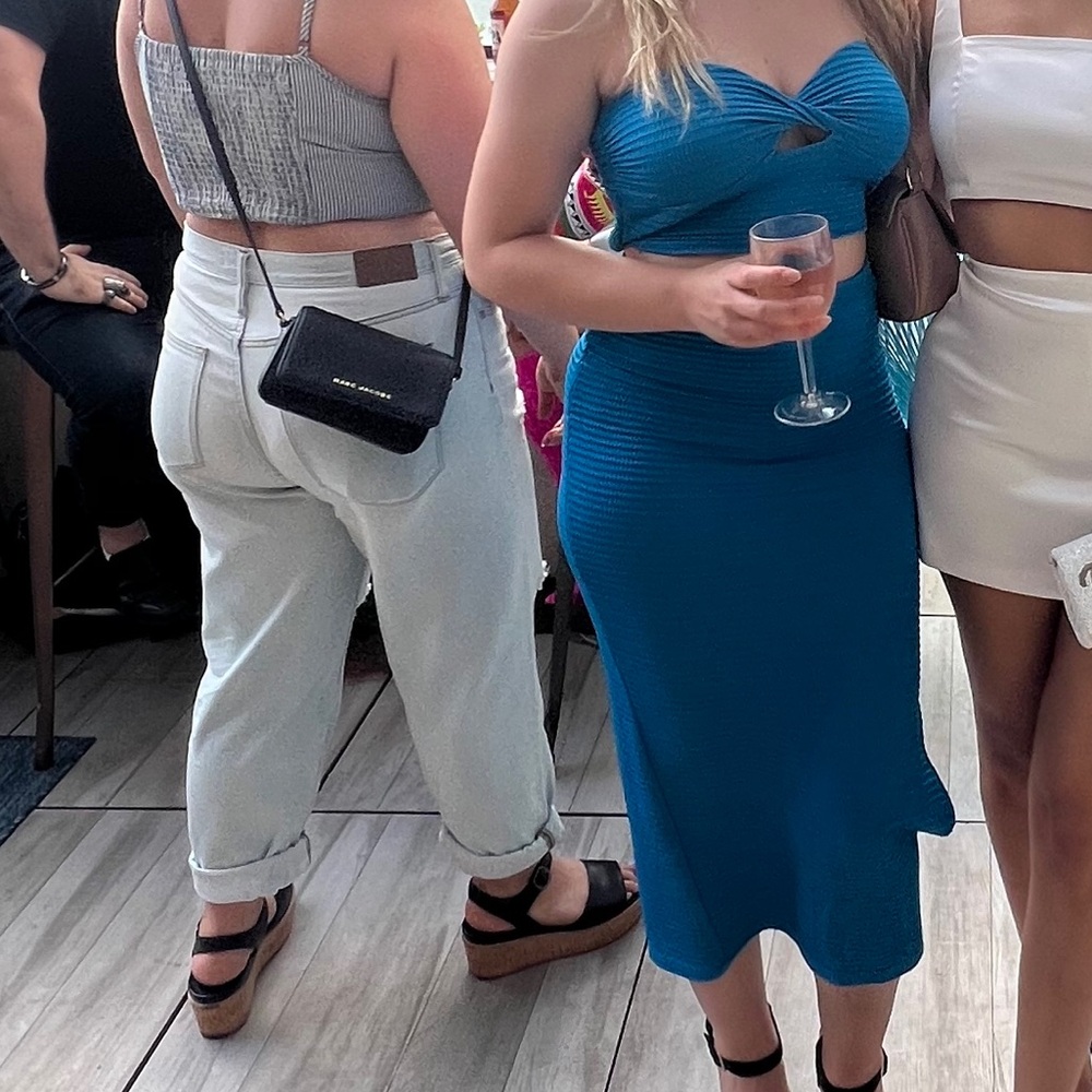Blue Two-Piece Set